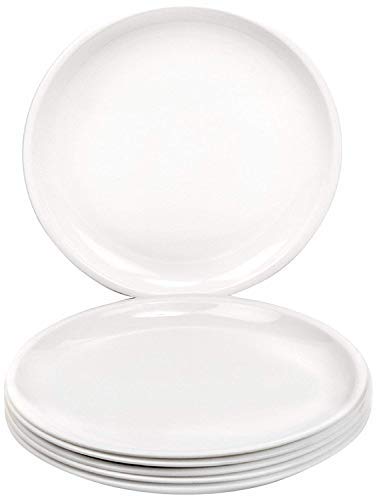 Everbuy Plastic Microwave Safe & Unbreakable Round Full Plates (Multi Color), Set of 12 - Image 4