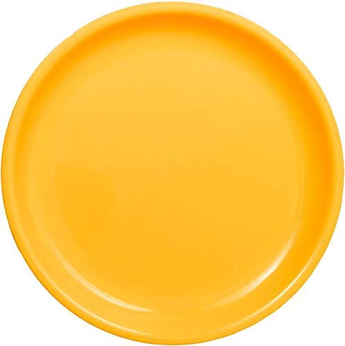 Everbuy Plastic Microwave Safe & Unbreakable Round Full Plates (Multi Color), Set of 12 - Image 2
