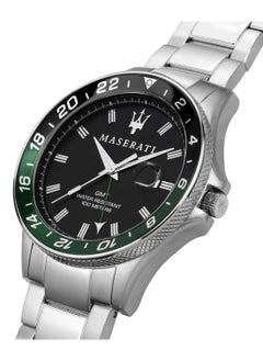 Maserati Men’s Sfida Black Dial Stainless Steel Band Watch R8853140005 – 44mm  - Image 4
