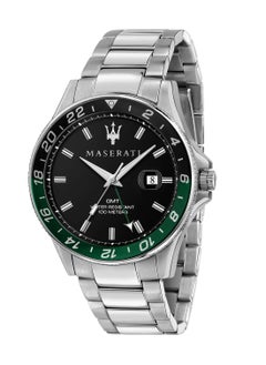 Maserati Men’s Sfida Black Dial Stainless Steel Band Watch R8853140005 – 44mm  - Image 1
