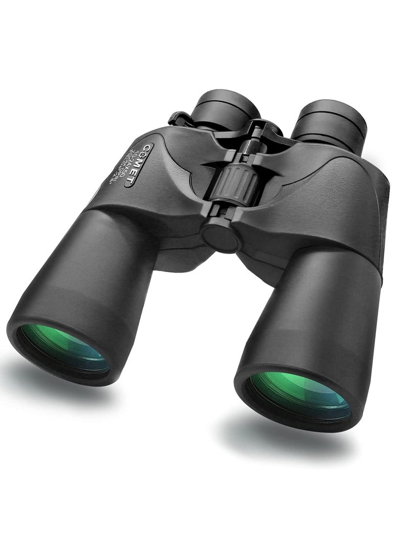 Comet Zoom Binoculars for Adults, 10-24x50 Adjustable, Waterproof HD Binoculars for Bird Watching, Hunting, Travel and Concert, Durable Clear BAK4 FMC Prism Lens - Image 1