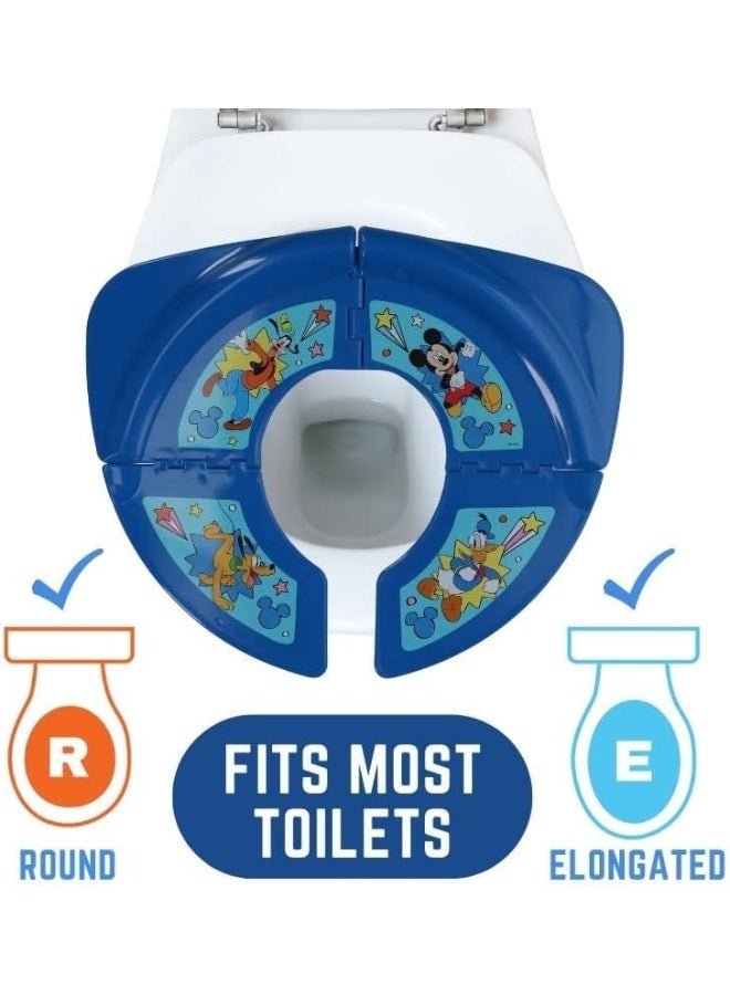 Disney Mickey Mouse 'Pals at Play' Folding Potty Seat - Travel Potty Training Seat - Image 4