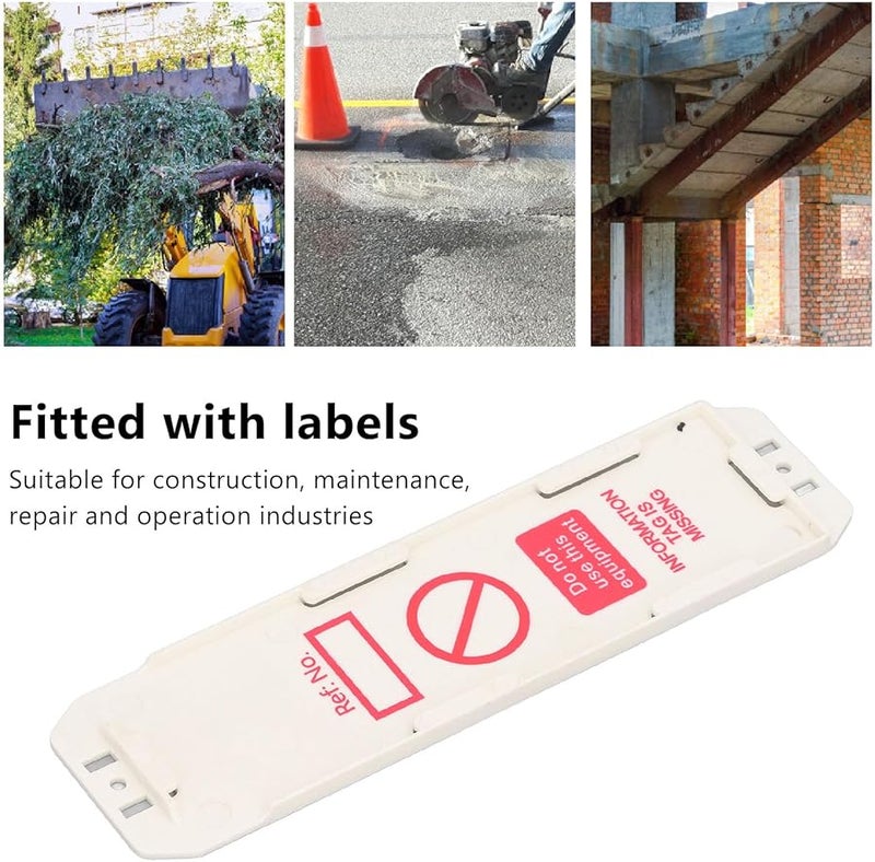 10Pcs Plastic Scaffold Status Holder For Safety Inspection Do Not Use Tags - Image 5