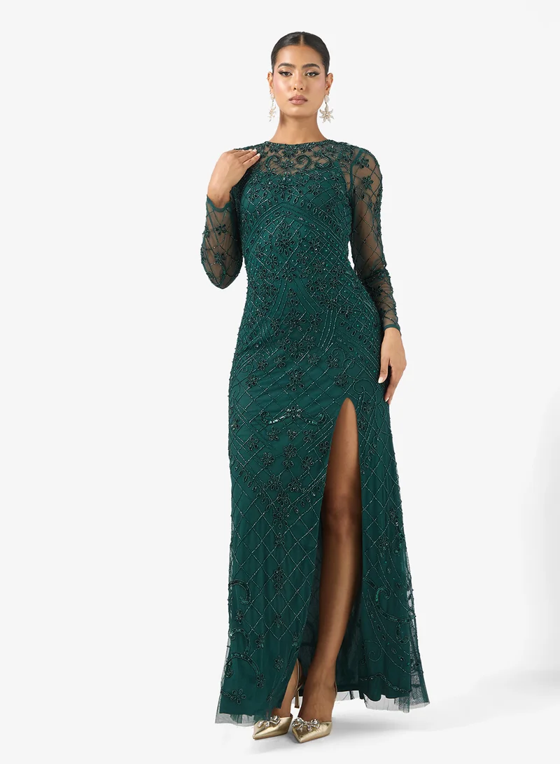 Beaded Evening Gown