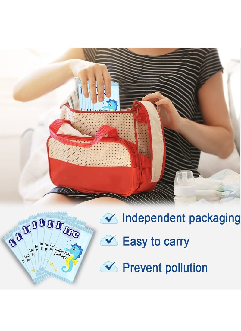 20-Piece Disposable Stick-On Baby Placemats, Waterproof Placemats for Restaurants and Travel