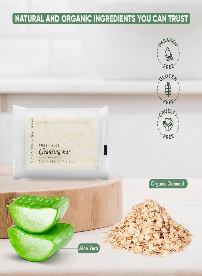 1-Shoppe All-in-Kit Diversified Hospitality Organic Oatmeal Cleansing Bar Soap, Travel Size Hotel Amenities, 1.25 oz (Case of 100) - Image 4