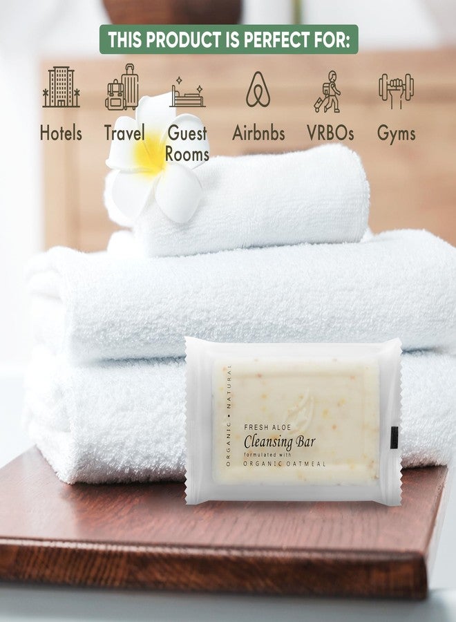 1-Shoppe All-in-Kit Diversified Hospitality Organic Oatmeal Cleansing Bar Soap, Travel Size Hotel Amenities, 1.25 oz (Case of 100) - Image 2
