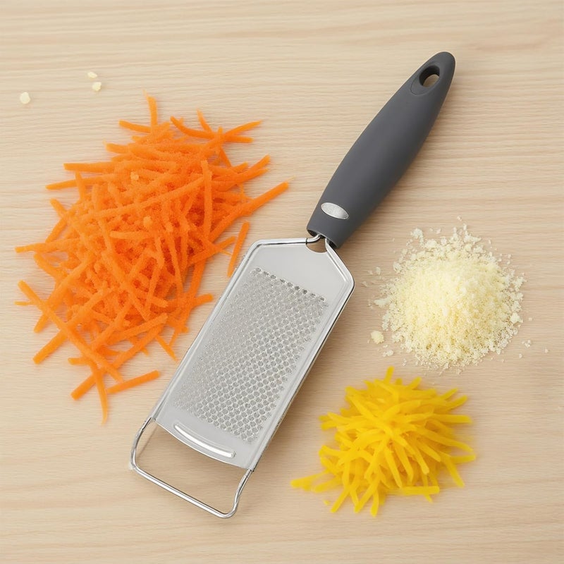 BOBOAR Lemon Zester Stainless Steel Cheese Garlic Grater Tool with Handle for Kitchen with Handle - Image 5