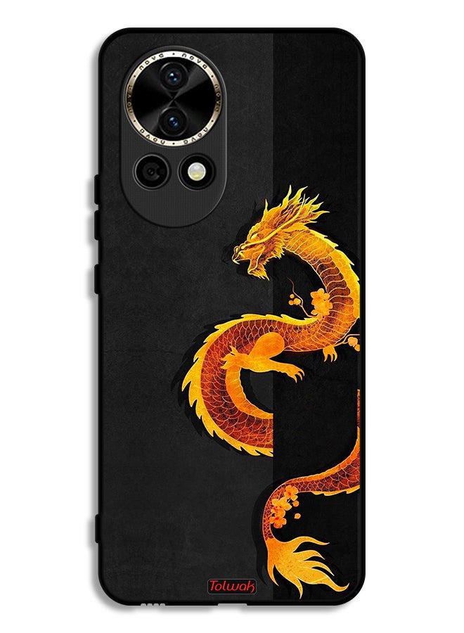 Tolwak Huawei nova 12 5G Protective Case Cover Dragon Art - Image 1