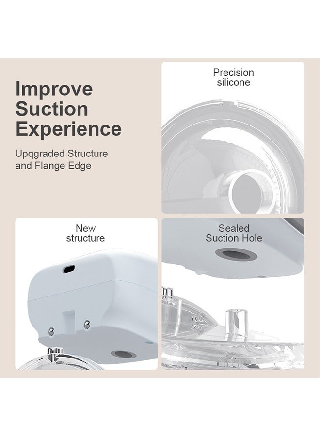 USB Rechargeable, Hands-Free Wearable Electric Breast Pump With LCD Display, 9 Levels And 3 Modes - Image 3