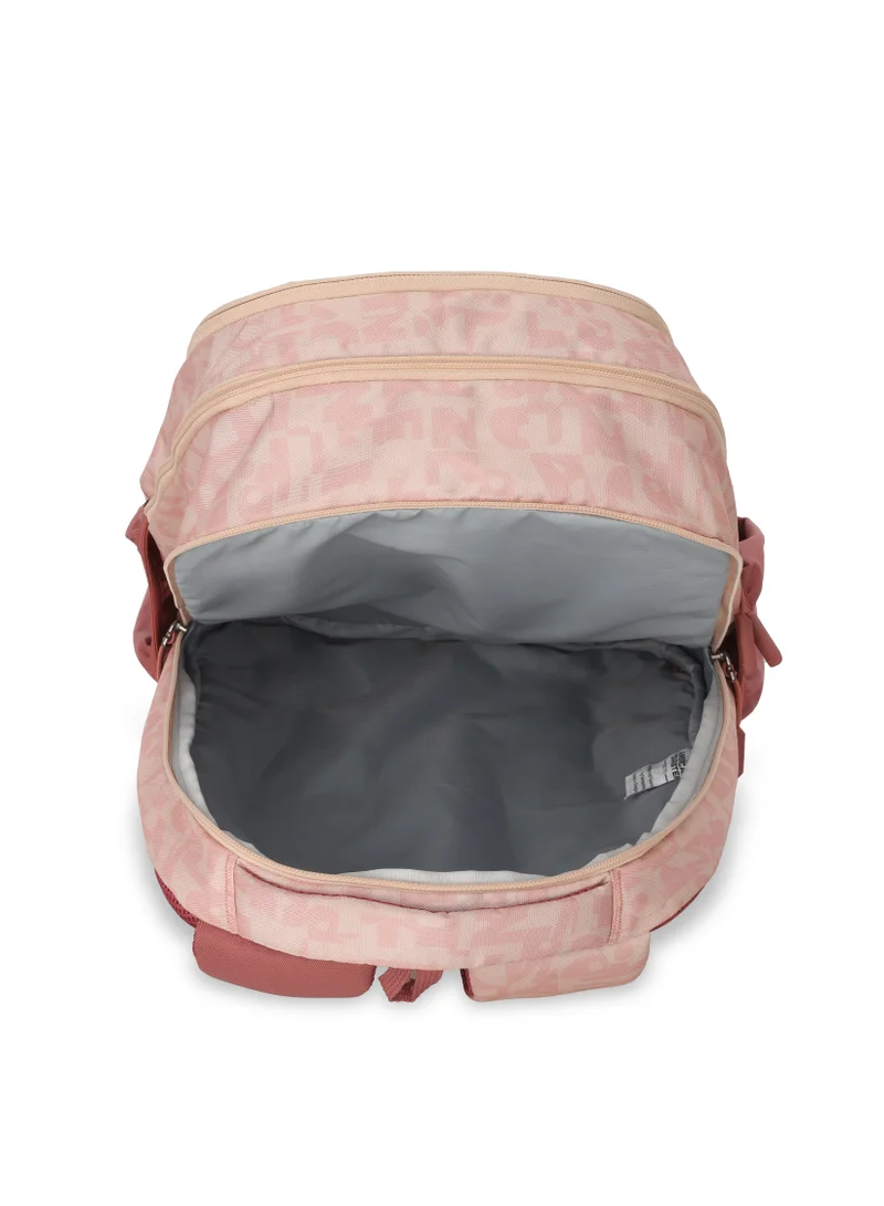 AMERICAN TOURISTER Alden 15.6" Laptop Backpack Polyester 32L Capacity, Powder Pink|Spacious Interior|Front Pocket Compartment|Water Repellent Material|Ergo Back & Shoulder|Adjustable Strap|Bottle Holder - 1 Year International Warranty