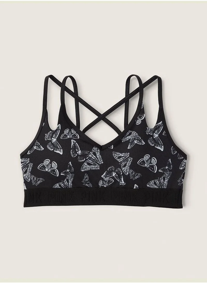 PINK Ultimate Strappy Back Lightly Lined Sports Bra