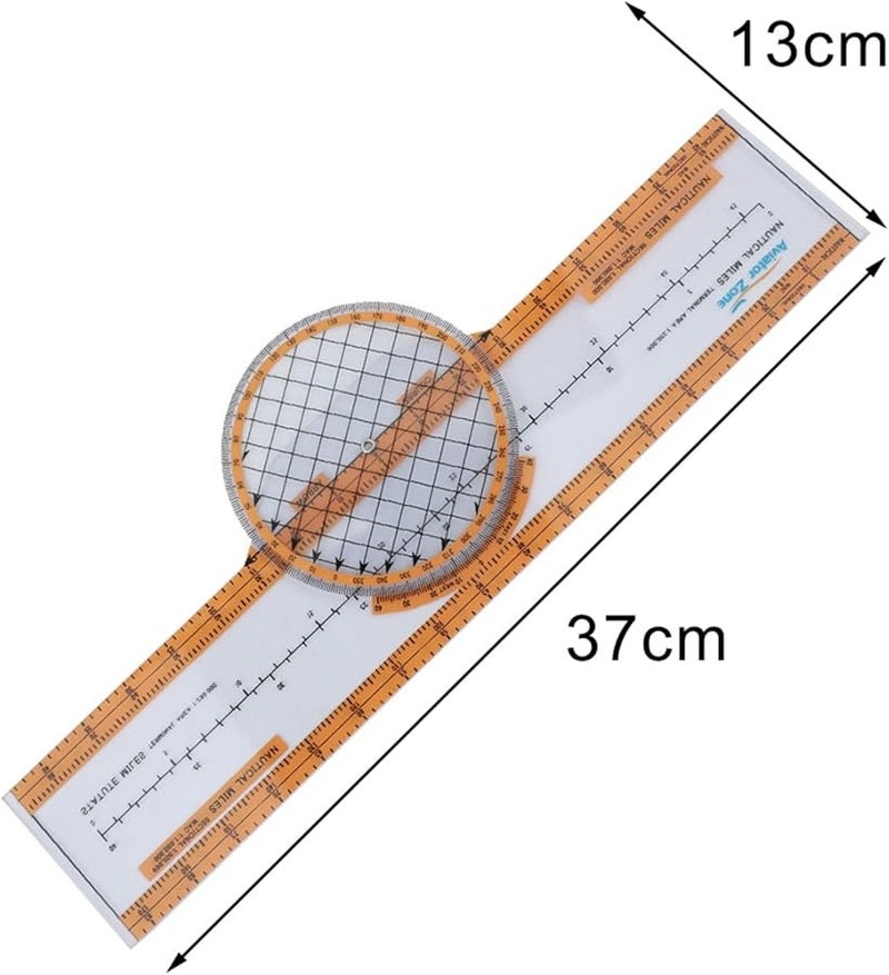 CRP 1 B حاكم الملاحة الجوية 360 درجة قاعدة الانزلاق الدوارة لتخطيط الرحلات الجوية - Image 3