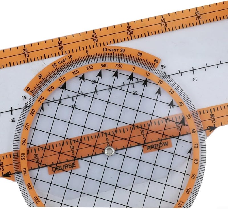 CRP 1 B حاكم الملاحة الجوية 360 درجة قاعدة الانزلاق الدوارة لتخطيط الرحلات الجوية - Image 5