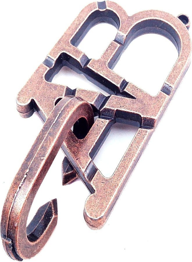 MAGIKON Alphabet Letter Disentanglement Puzzle - Metal Brain Teaser Toy for Logic & Problem-Solving Skills - Image 1
