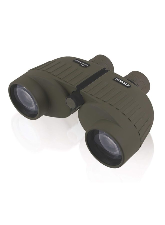 Steiner Military-Marine Series Binoculars, Lightweight Tactical Precision Optics for Any Situation, Waterproof, Green, 10x50 - Image 1