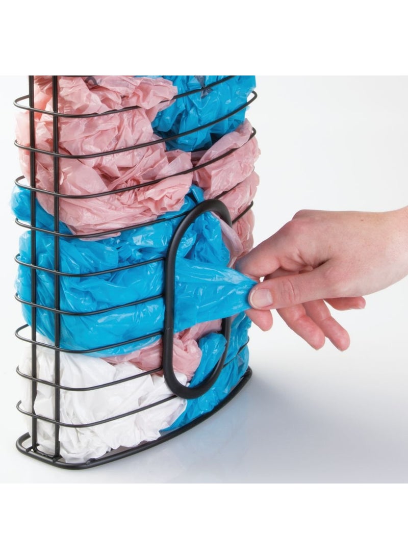 InterDesign iDesign Axis Over the Cabinet Kitchen Storage Holder for Plastic and Garbage Bags - Matte Black  - Image 5