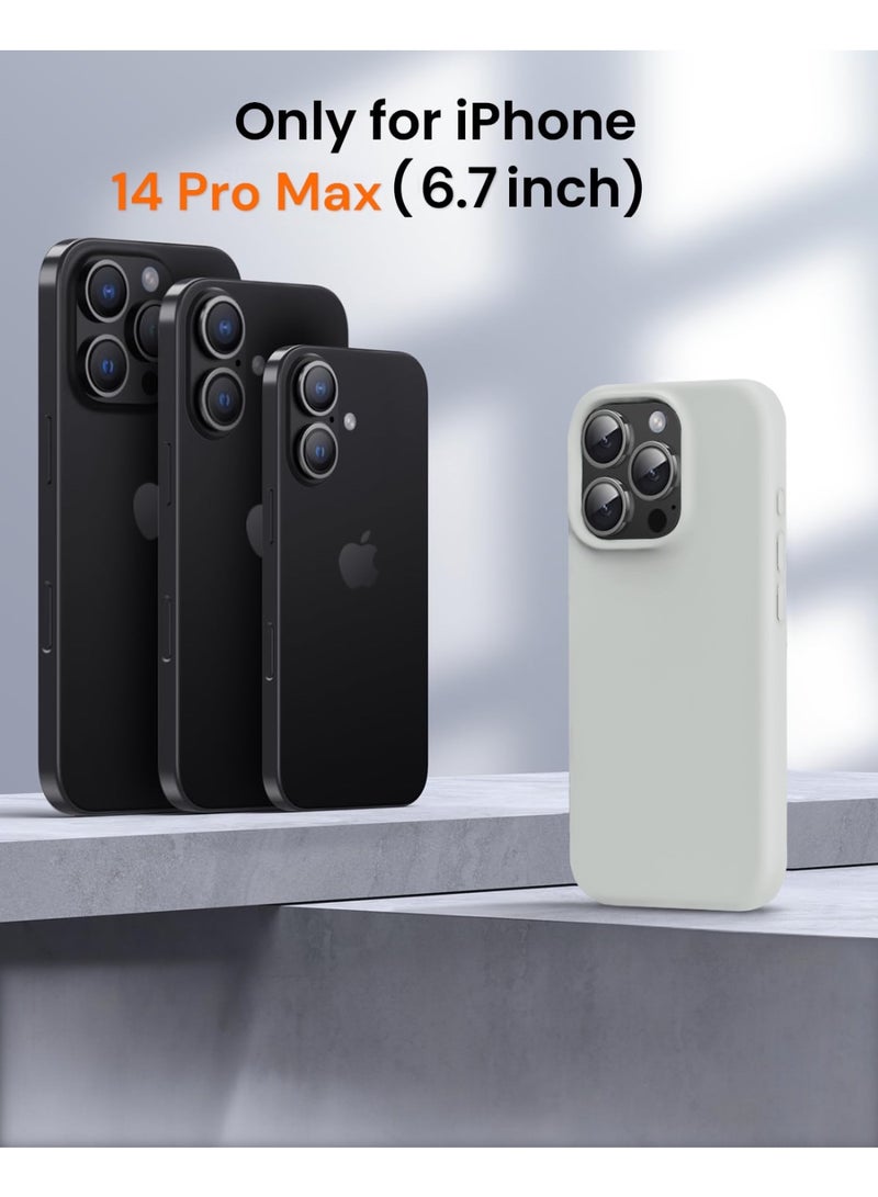 ريتي غطاء سيليكون لآيفون 14 برو ماكس – تصميم أنيق بجودة فائقة، ملمس ناعم احترافي، مقاوم للصدمات، حماية كاملة مع بطانة فاخرة من الألياف الدقيقة - Image 5