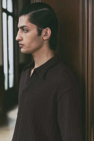 H&M Loose Fit Jacquard-knit polo shirt