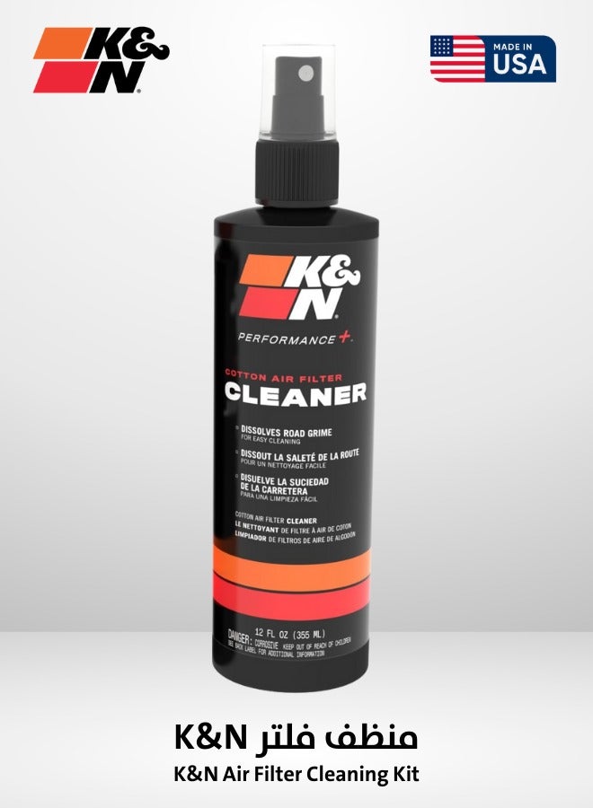 كيه آند إن K&N منظف ومزيل شحوم فلتر هواء K and N 12oz - Image 1