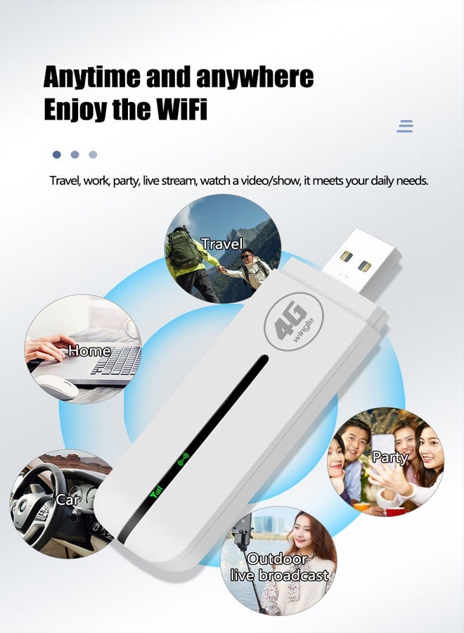 عام 4 جرام موبايل واي فاي راوتر 150 ميجابت في الثانية عالية السرعة المحمولة الآسيوية السفر واي فاي مودم - Image 3