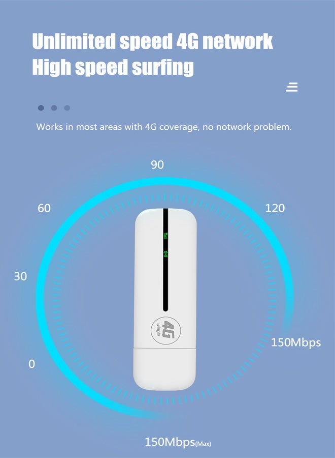 عام 4 جرام موبايل واي فاي راوتر 150 ميجابت في الثانية عالية السرعة المحمولة الآسيوية السفر واي فاي مودم - Image 2