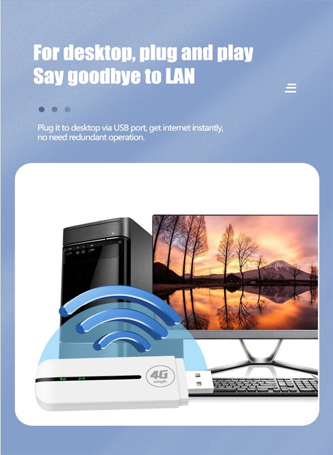 عام 4 جرام موبايل واي فاي راوتر 150 ميجابت في الثانية عالية السرعة المحمولة الآسيوية السفر واي فاي مودم - Image 4