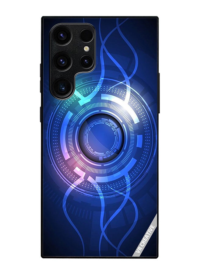Protective Case Cover For Samsung Galaxy S25 Ultra Blue Abstract Design Multicolour