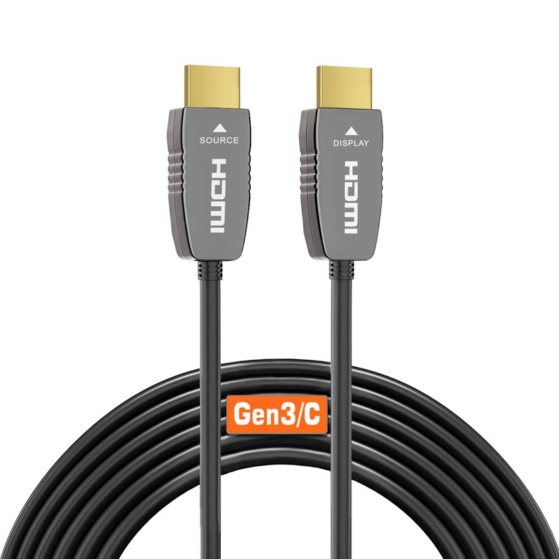 RUIPRO 8K HDMI Ultra High Speed Latest 21b Certified Fiber Optic Cable CL2 Rated 33 Feet 8K60Hz 4K120Hz 48Gbps eARC HDR HDCP23 for RTX4080409030803090 Xbox PS5 AVR Projector LGSamsungSony - Image 2