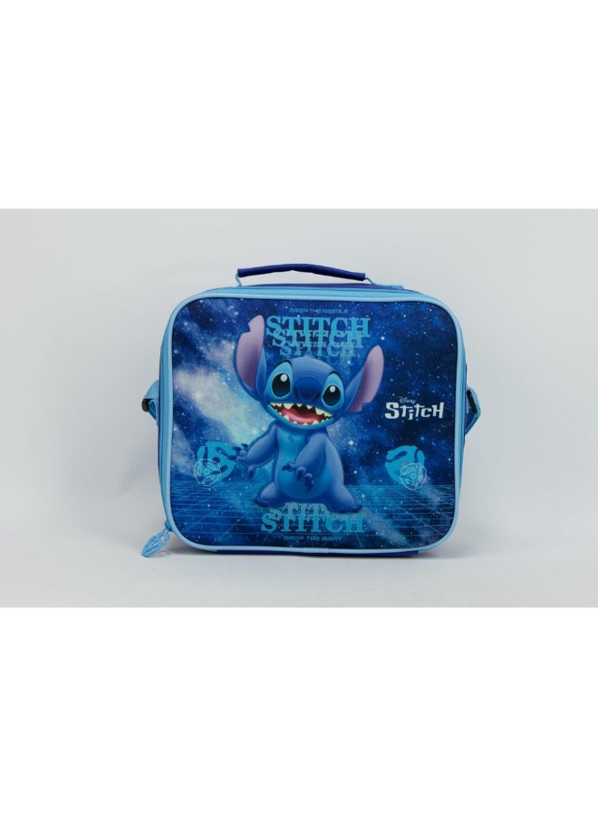 صن سى حقيبة غداء بتصميم ديزني ستيتش عازلة للحرارة بسحّاب للإغلاق أزرق x 23 x 27 9 سم SUNS-2251DTT - Image 1