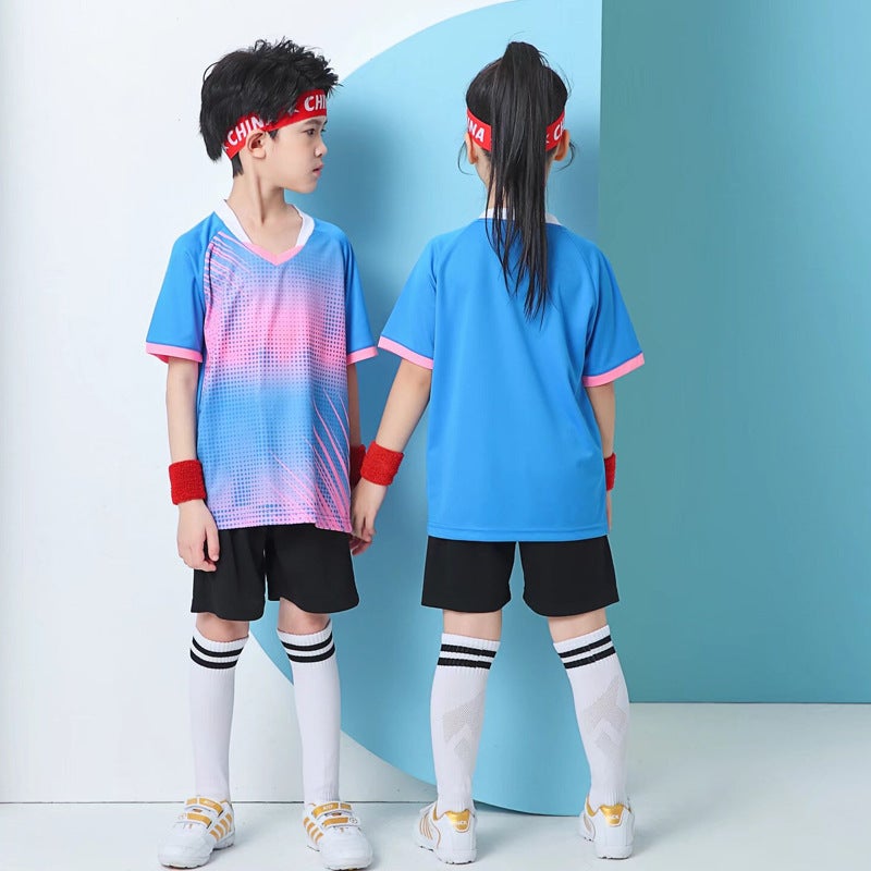 Children''s Football Uniform Set for Boys and Girls, Printed Number Short-Sleeved Sports Jersey, 2026 World Cup Fan Version Jersey - Image 1
