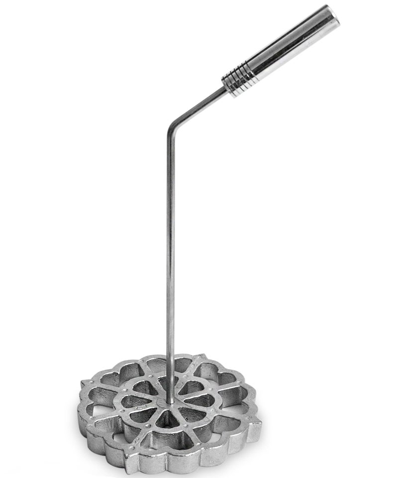 Bunuelos Mold with Handle 47 in Cast Aluminum  Molde para Buuelos de Viento Mexicanos  Buuelos de Viento Moldes  Bunuelo Mold Mexican Cookware  Rosette Iron Set with Handle
