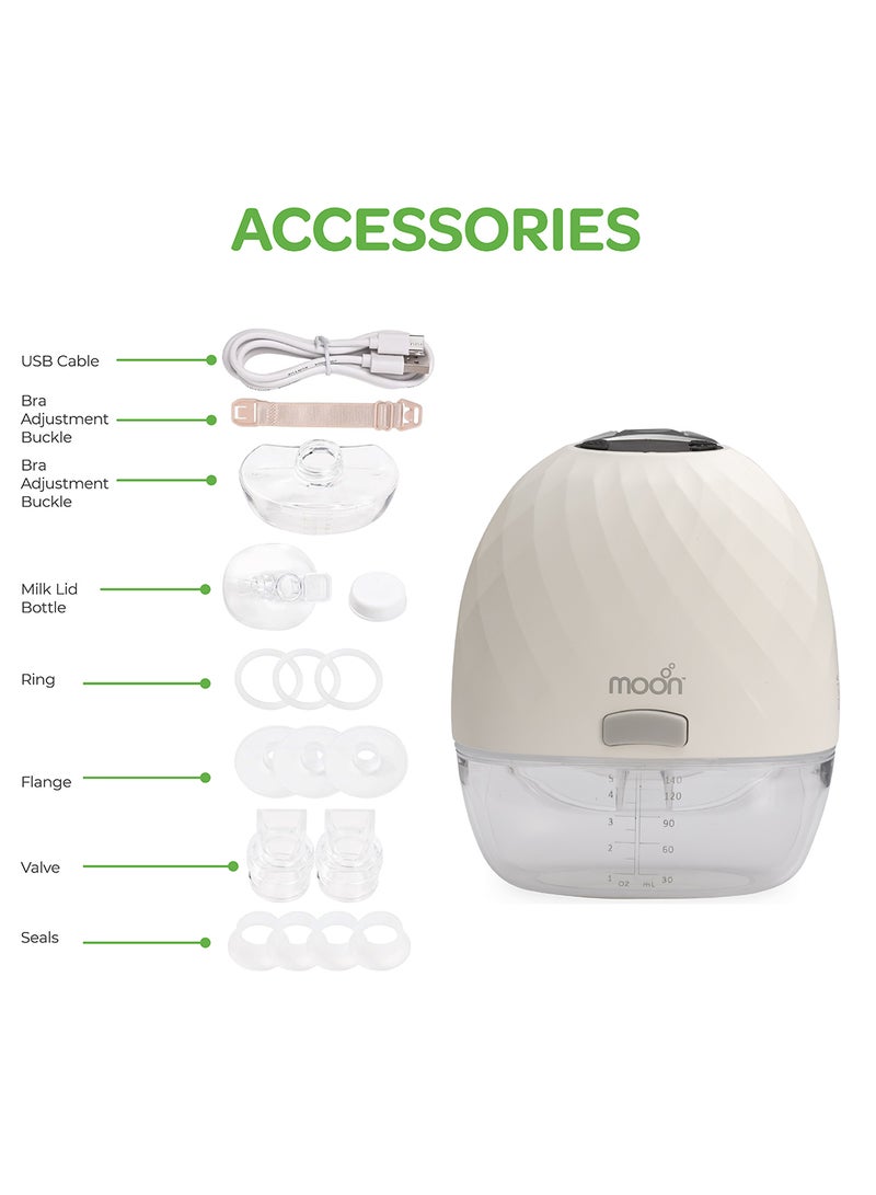 Moon Wearable Hands-Free Breast Pump 150ml - Image 4