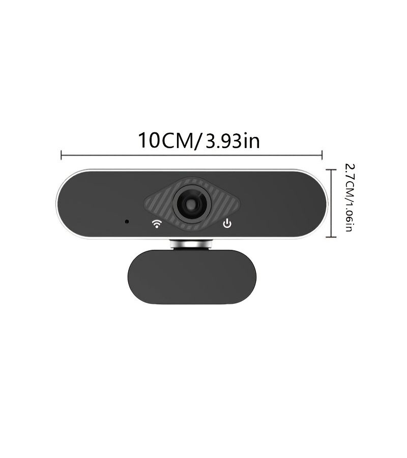 كاميرا ويب USB بدقة 1080P مع ميكروفون مدمج بزاوية 120 درجة للمكالمات والبث المباشر على الكمبيوتر - Image 2