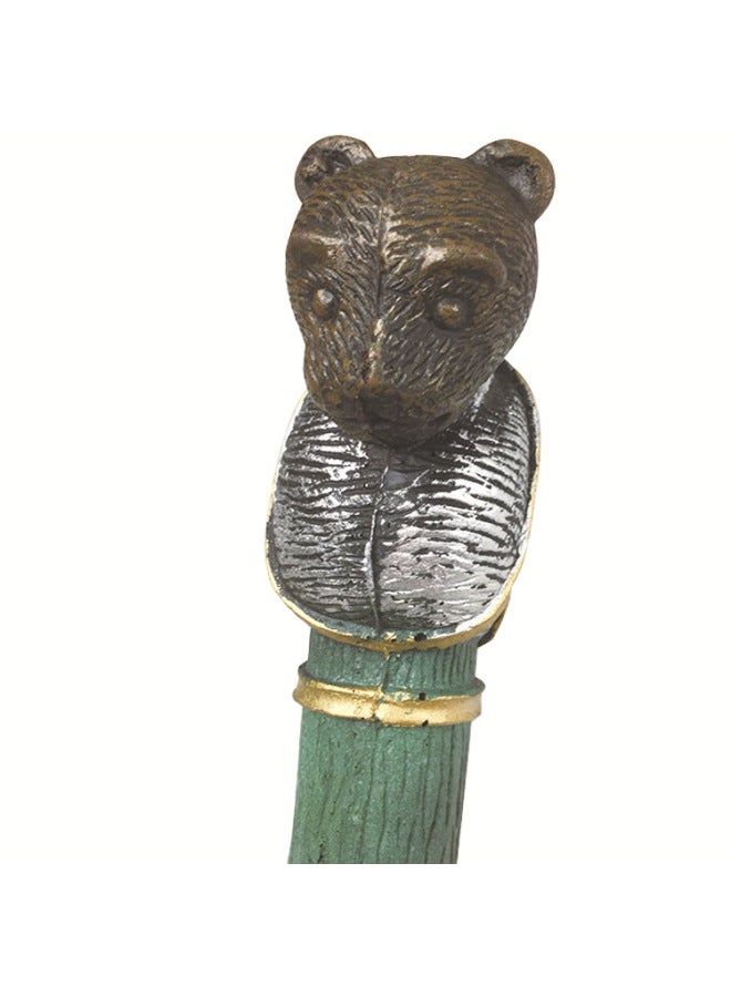 Loquat Bear Axe  Children's Simulation Pu Foam Toy Fire Small Axe Masquerade Props-Color:Green - Image 3