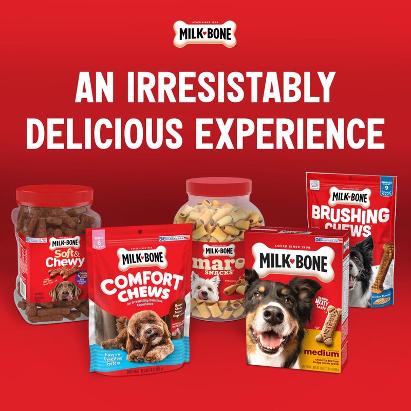 Milk-Bone Mini's Flavor Snacks Dog Treats, 35 Ounce Refill Packs (Pack of 2) Crunchy Texture Helps Reduce Tartar - Image 5