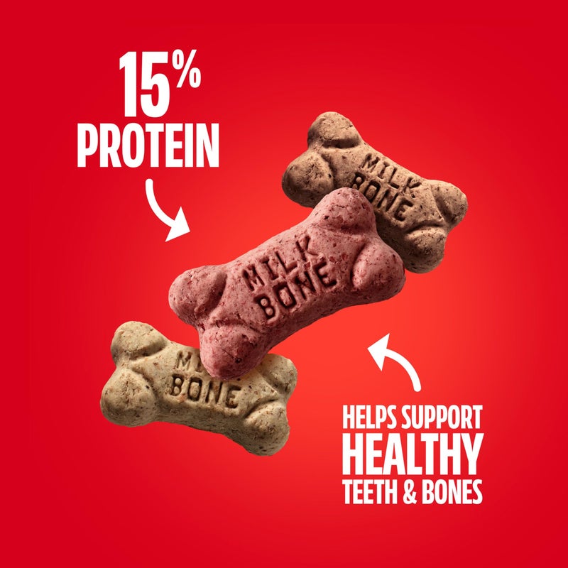 Milk-Bone Mini's Flavor Snacks Dog Treats, 35 Ounce Refill Packs (Pack of 2) Crunchy Texture Helps Reduce Tartar - Image 3