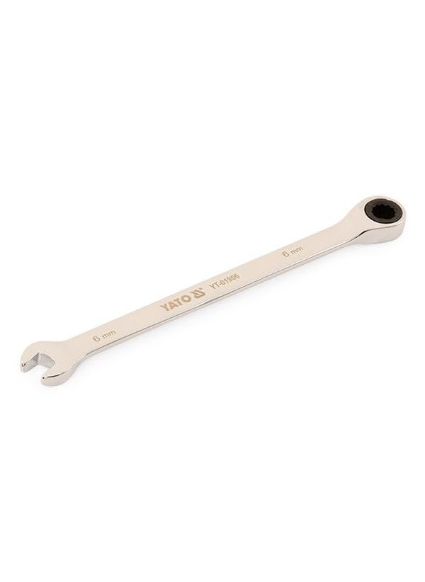 Yato Yato Combination Ratchet Wrench YT01906 Spanner Set Tools KitTool SetCarbon Steel SpannerIndustrial UseTool Kit Set for HomeToolkitSpanner KitCombination Ratchet Spanner Set 6mm  - Image 4