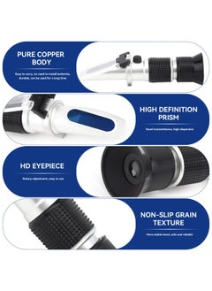 Agatige Digital Brix Refractometer Sugar Content Hydrometer Automatic Temperature Compensation Maple Syrup Sugar Measurement Machine For Honey Maple Syrup  - Image 3