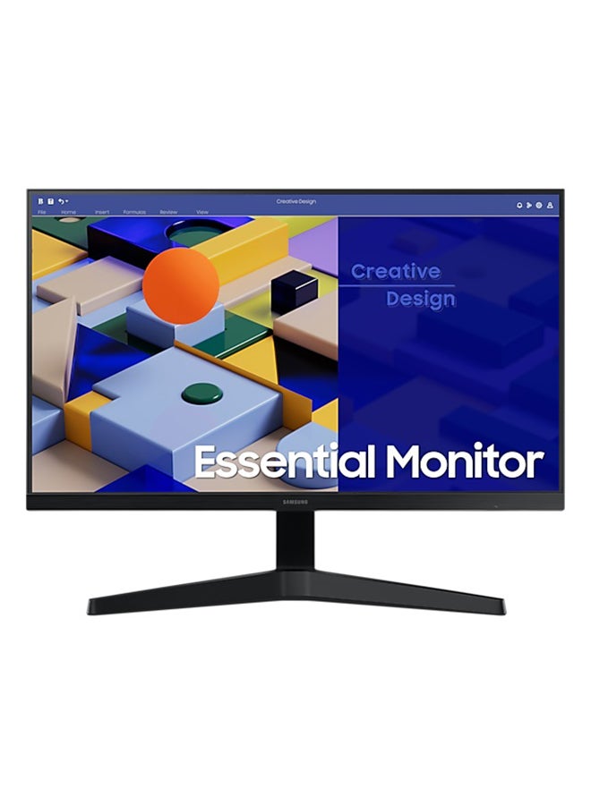 Samsung 27 inch Flat Monitor With FHD (1920X1080) Display, 3-sided borderless design, IPS, With Refresh Rate 75Hz, 5ms Response Time, AMD FreeSync LS27C310EAMXUE Black - Image 2