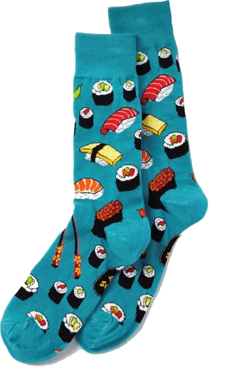 كارنافال سوكس Rolls and Sushi Patterned Colorful Sports Socks