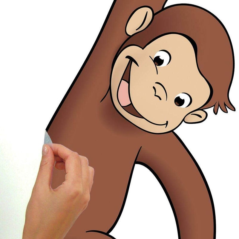 DreamWorks RoomMates DreamWorks Curious George Peel and Stick Giant Wall Decal by RoomMates, RMK1082GM - Image 2