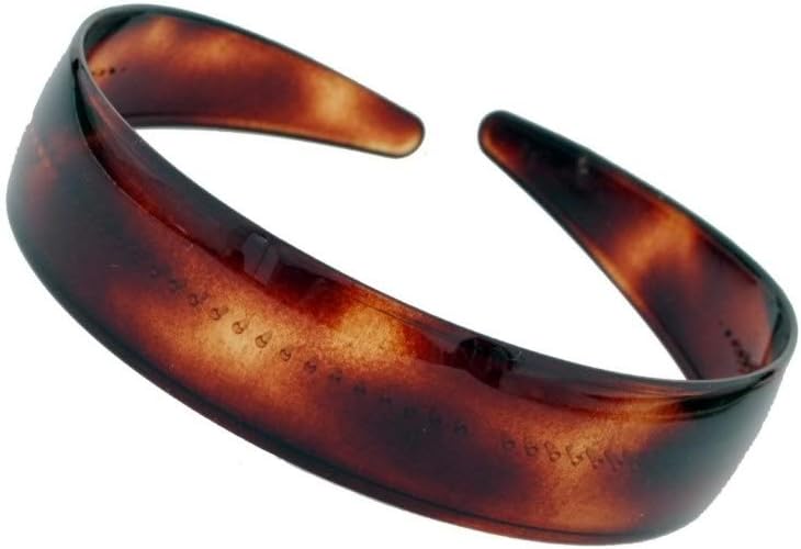 Caravan Comfortable Gold Betty Headband Made of Celluloid Acetate