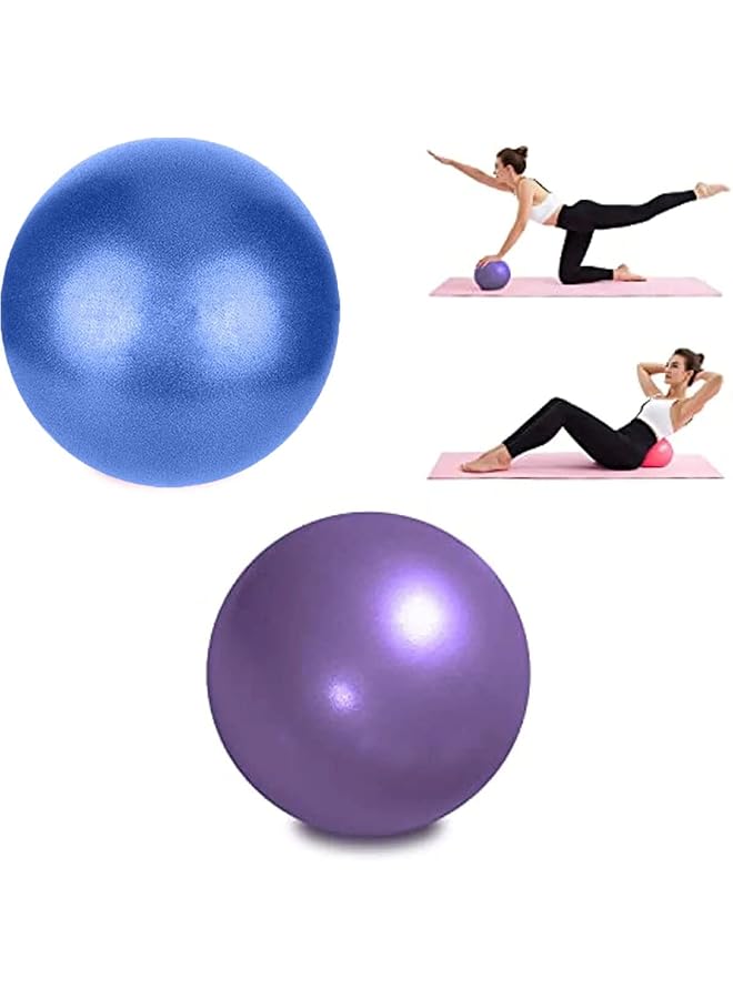 PROMASS 2x Soft Pilates Ball, 9 Inch Exercise Ball, Barre Ball, Mini Gym Ball, Pilates, Yoga, Core Training and Physical Therapy, Improves Balance, 23cm  - Image 1
