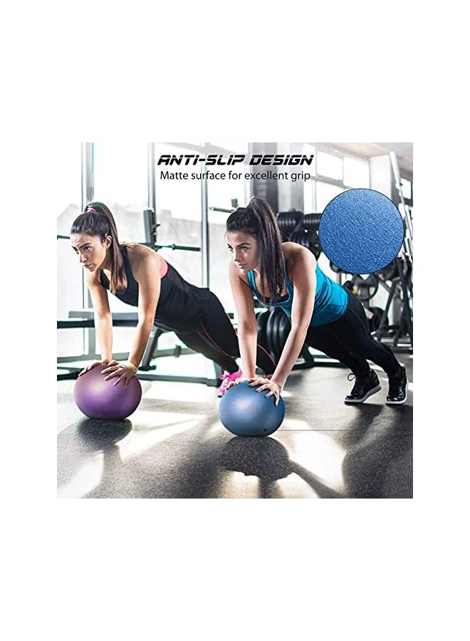 PROMASS 2x Soft Pilates Ball, 9 Inch Exercise Ball, Barre Ball, Mini Gym Ball, Pilates, Yoga, Core Training and Physical Therapy, Improves Balance, 23cm  - Image 2
