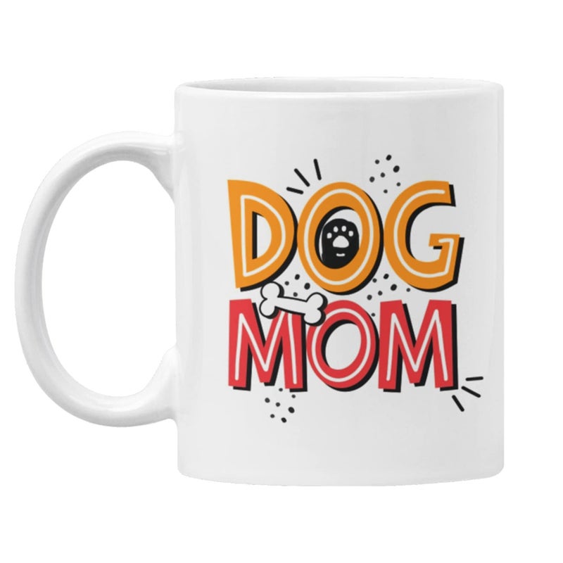 Oye Happy Dog Mom Mug Best Gift for Pet LoverGirlfriendWifeSisterFiance on Mothers DayBirthdayAnniversary - Image 2