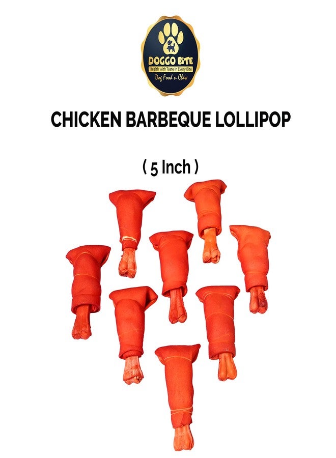DOGGO BITE Chicken Barbeque Lollipop-Dog Treats, 5 inches Pack of 5, All Life Stages, bone - Image 2