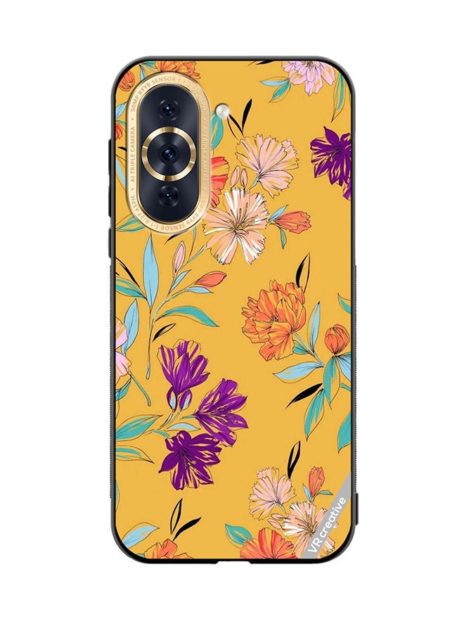 VR CREATIVE Protective Case Cover For Huawei Nova 10 Flower Design Multicolour - Image 1
