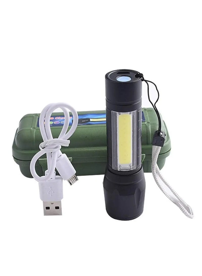 Mini Small Kid COB LED Work Light Flashlight - Image 2