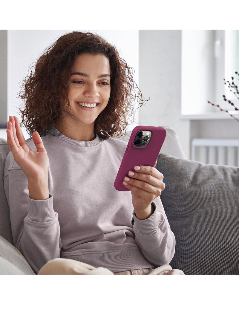 BORTONY iPhone 14 Pro Case Liquid Silicone Anti Scratch Anti Fingerprint Soft Silky Touch Shockproof Protective Cover for Apple iPhone 14 Pro - Image 4